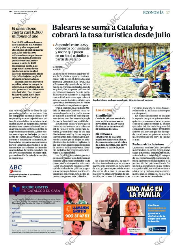 ABC MADRID 21-03-2016 página 37