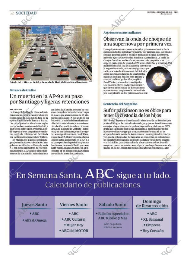 ABC MADRID 24-03-2016 página 52