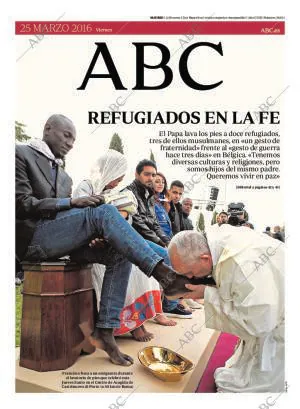 ABC MADRID 25-03-2016 página 1