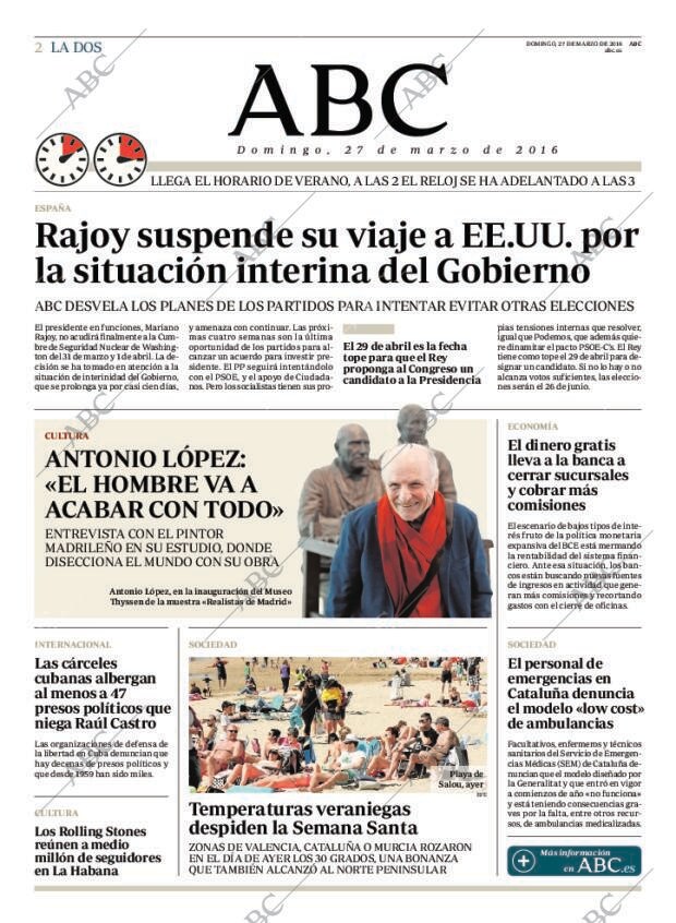 ABC MADRID 27-03-2016 página 2