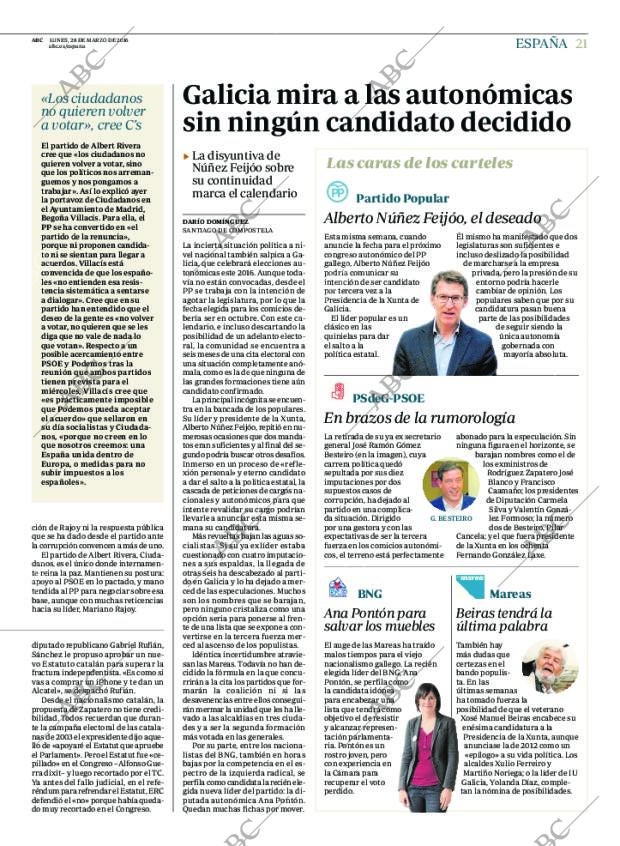 ABC MADRID 28-03-2016 página 21