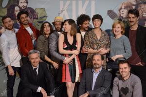 Photocall estreno de kiki En la imagen david mora, alex gracia, luis callejo,...