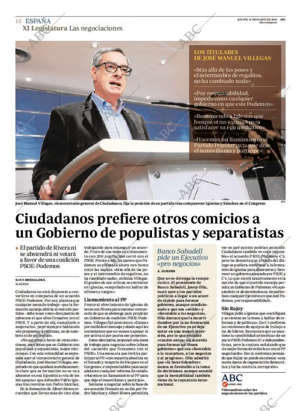 ABC MADRID 31-03-2016 página 18