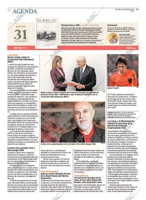 ABC MADRID 31-03-2016 página 56