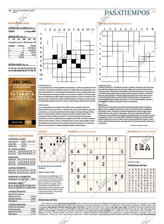 ABC MADRID 31-03-2016 página 65