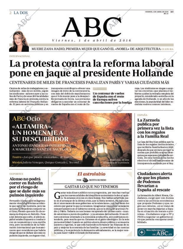 ABC MADRID 01-04-2016 página 2