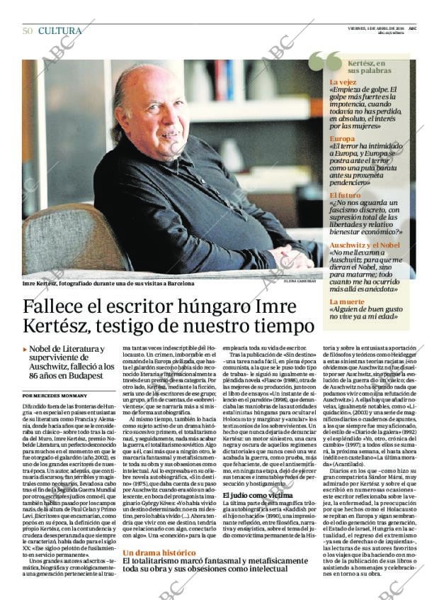 ABC MADRID 01-04-2016 página 50