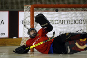 Partido de hockey sobre patines entre Alcobendas y el Barcelona