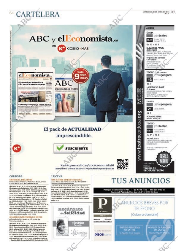 ABC CORDOBA 13-04-2016 página 64