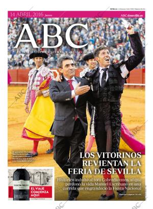 ABC SEVILLA 14-04-2016 página 1