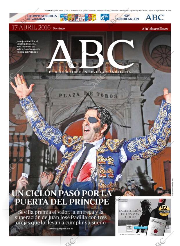 ABC SEVILLA 17-04-2016 página 1