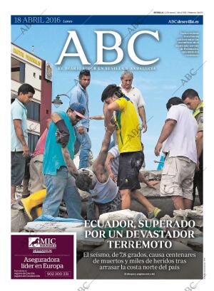 ABC SEVILLA 18-04-2016 página 1