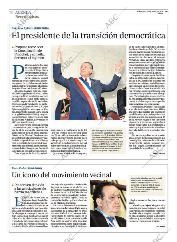 ABC MADRID 20-04-2016 página 70
