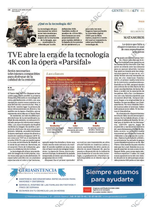 ABC MADRID 21-04-2016 página 85