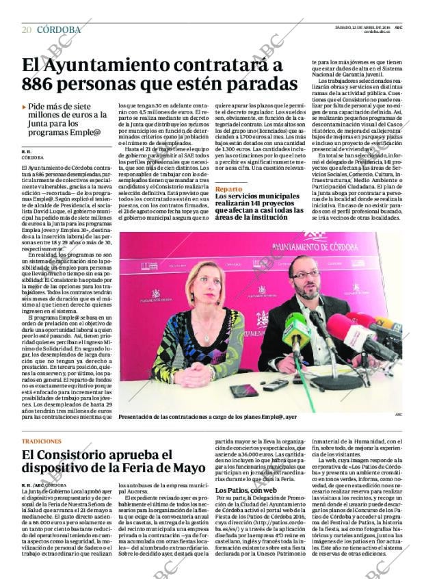 ABC CORDOBA 23-04-2016 página 20