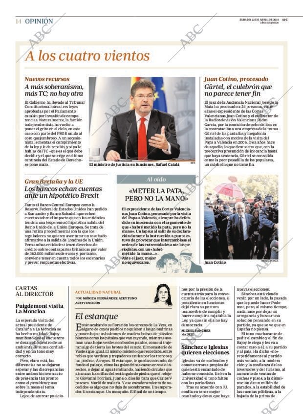 ABC MADRID 23-04-2016 página 14