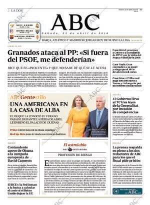 ABC MADRID 23-04-2016 página 2