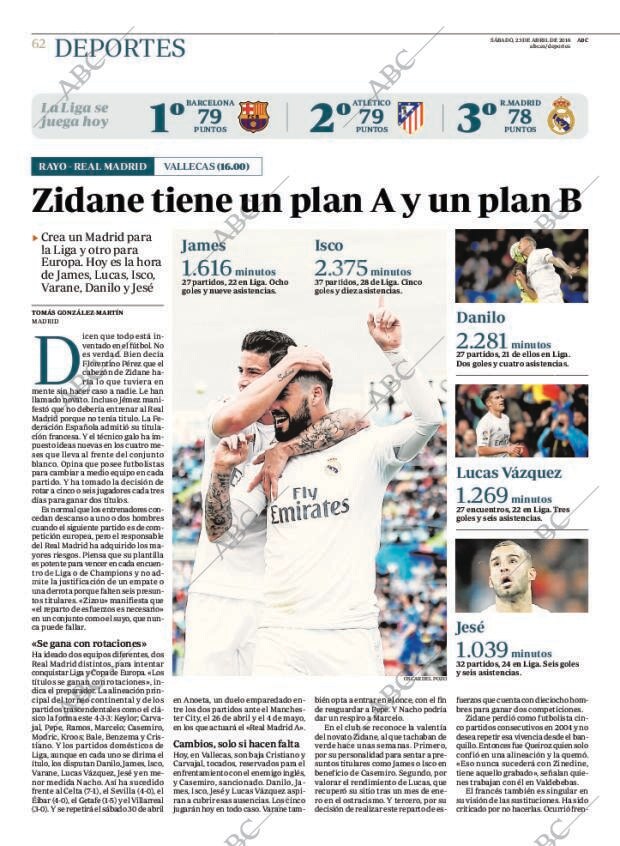 ABC MADRID 23-04-2016 página 62