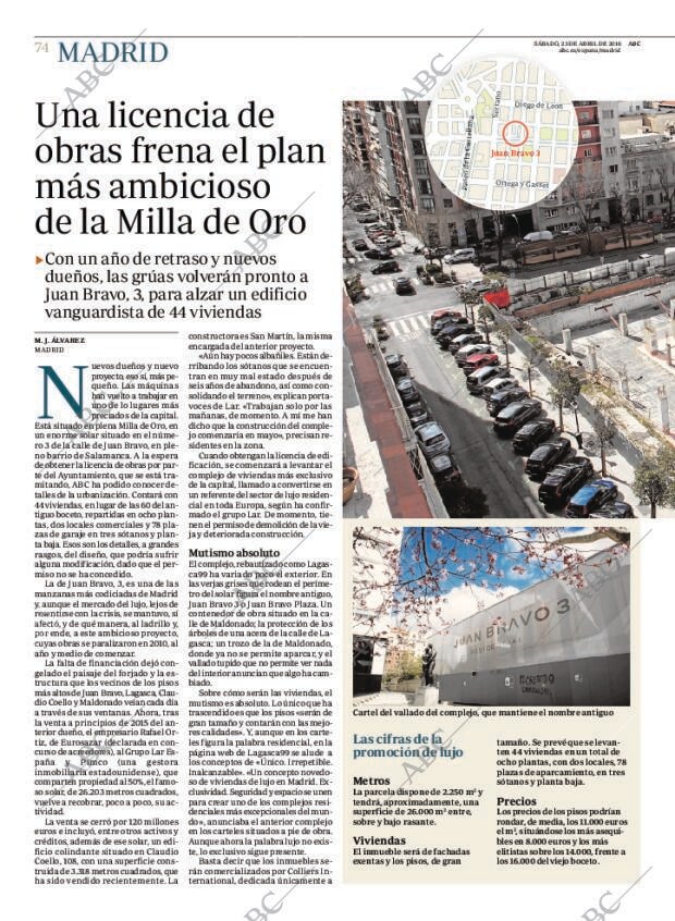 ABC MADRID 23-04-2016 página 74