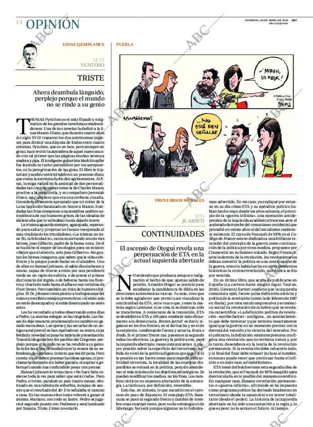 ABC MADRID 24-04-2016 página 14