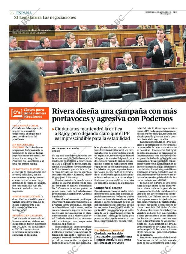 ABC MADRID 24-04-2016 página 26