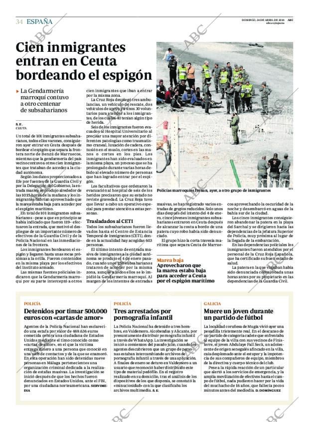 ABC MADRID 24-04-2016 página 34