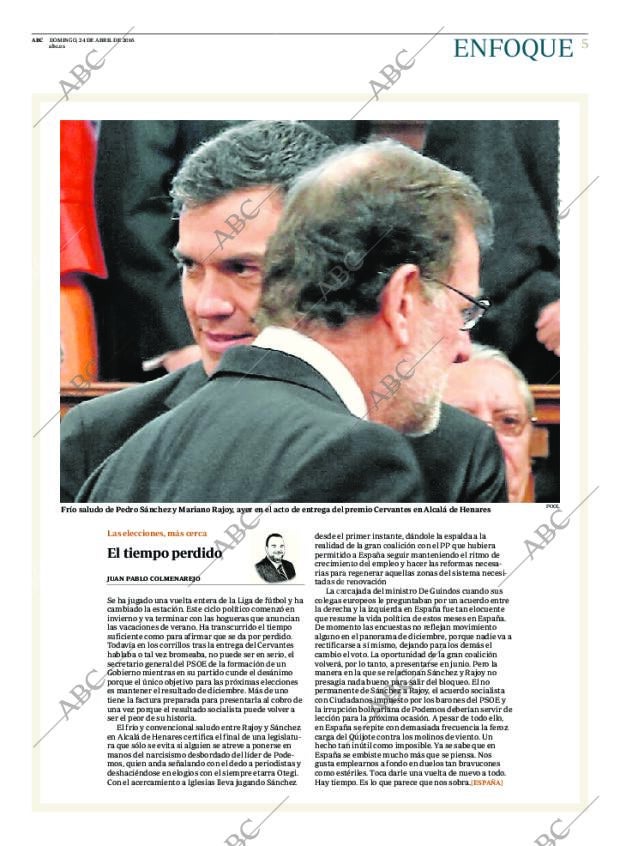 ABC MADRID 24-04-2016 página 5