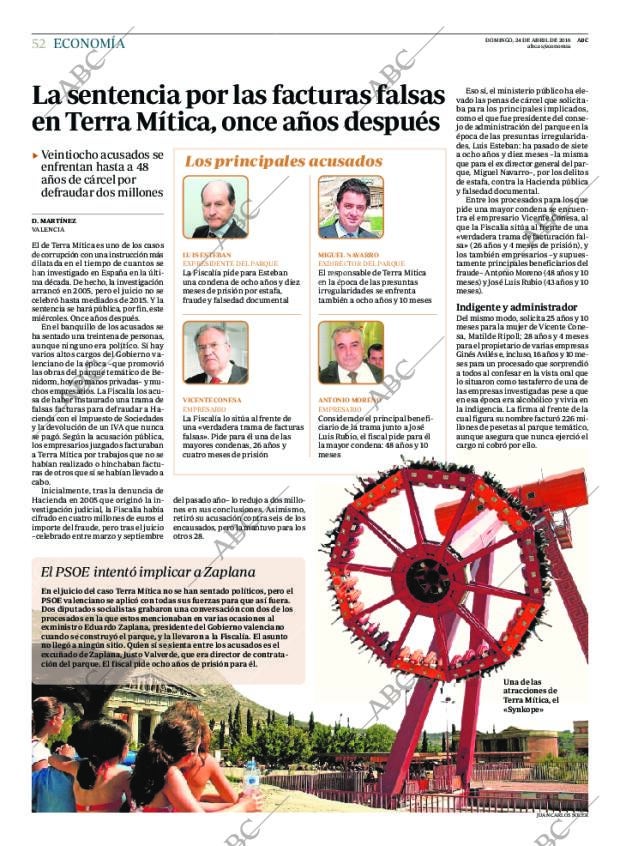 ABC MADRID 24-04-2016 página 52
