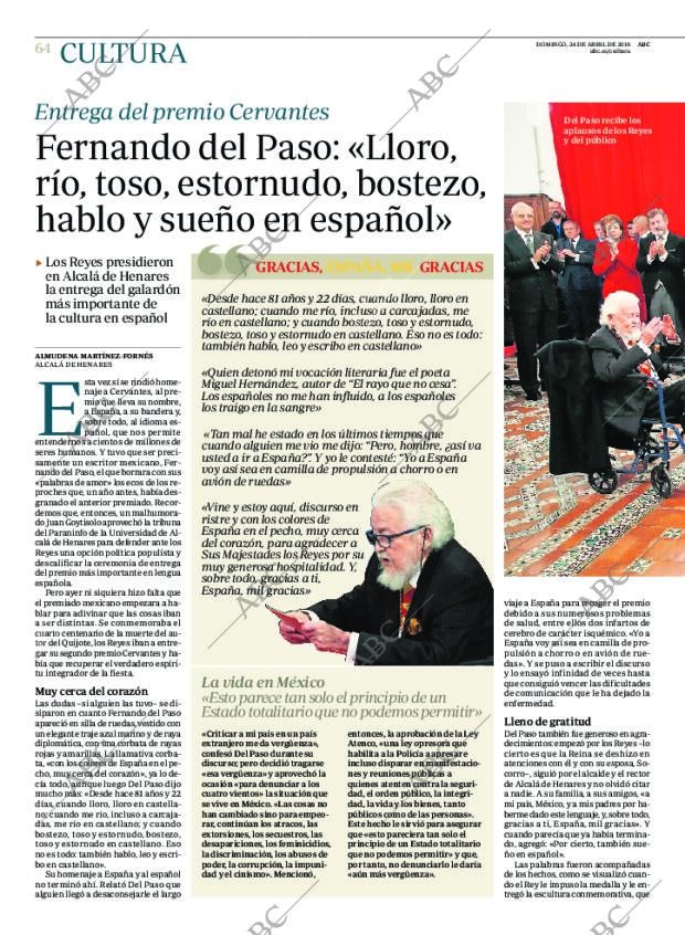 ABC MADRID 24-04-2016 página 64