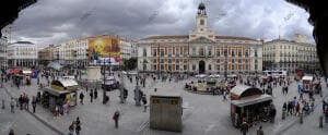 Ambiente en la puerta del Sol