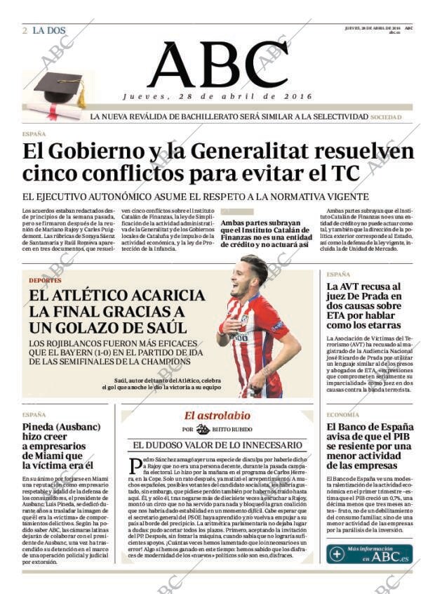 ABC MADRID 28-04-2016 página 2