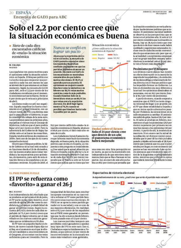 ABC MADRID 01-05-2016 página 20