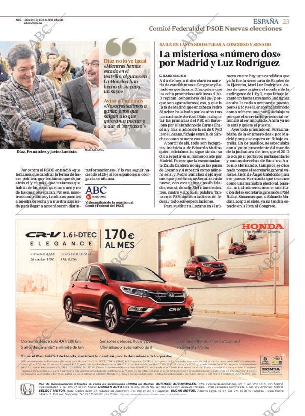 ABC MADRID 01-05-2016 página 23