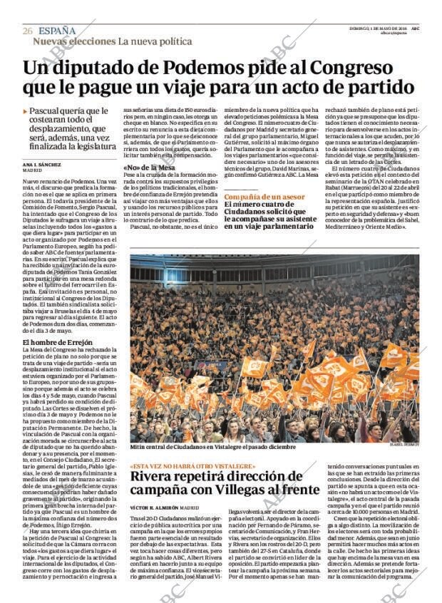 ABC MADRID 01-05-2016 página 26