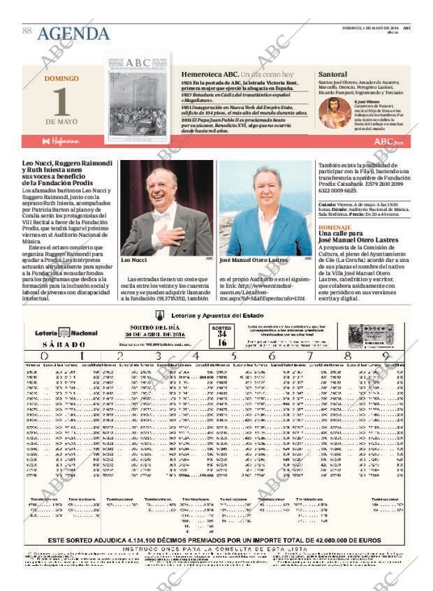 ABC MADRID 01-05-2016 página 88