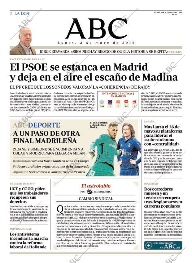 ABC MADRID 02-05-2016 página 2