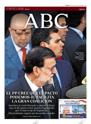 ABC MADRID 03-05-2016 página 1