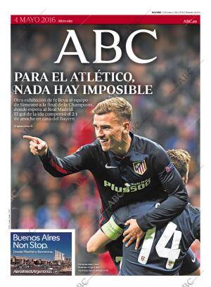 ABC MADRID 04-05-2016 página 1