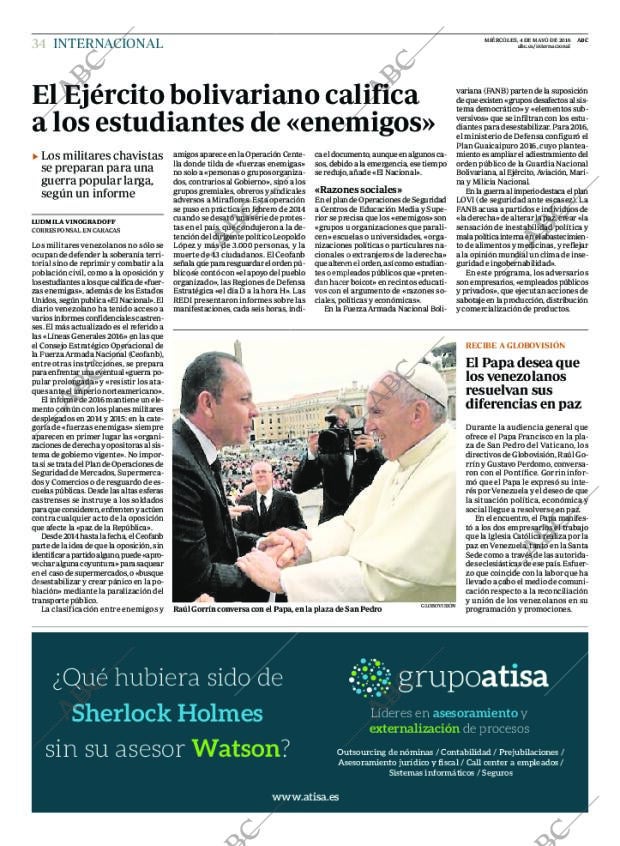 ABC MADRID 04-05-2016 página 34