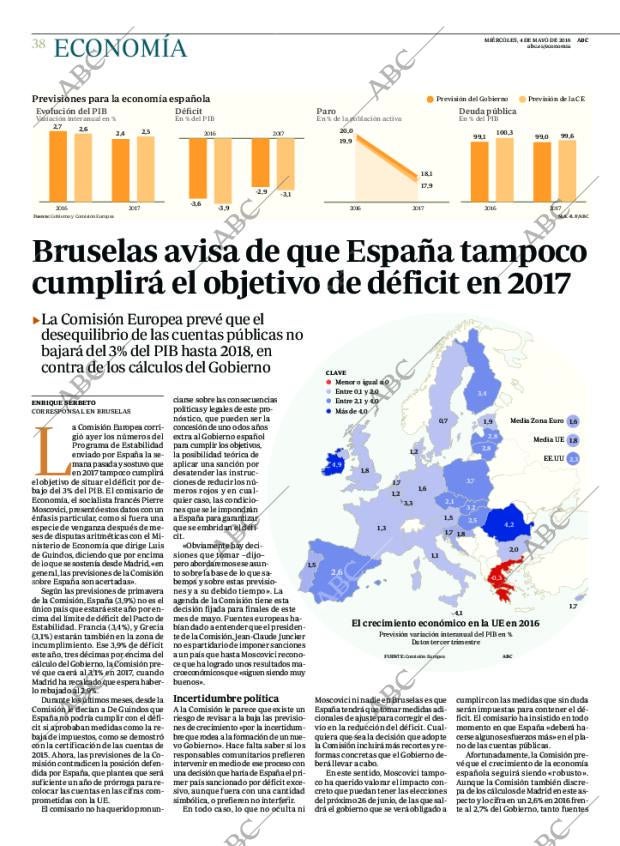 ABC MADRID 04-05-2016 página 38