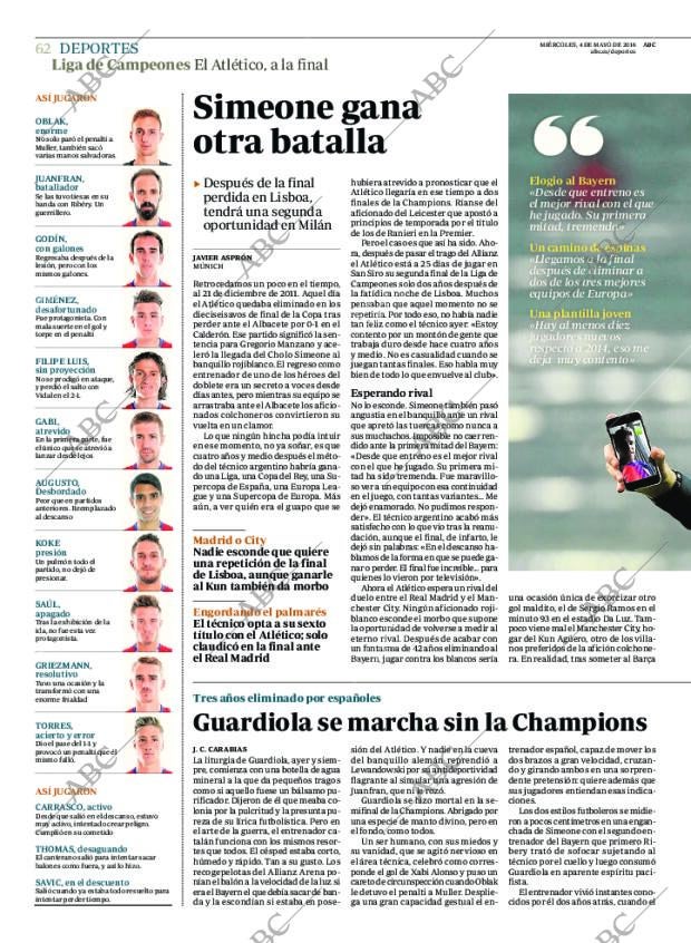 ABC MADRID 04-05-2016 página 62