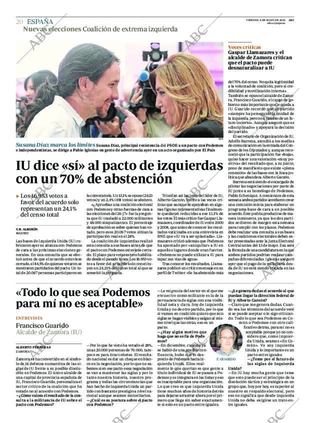 ABC MADRID 06-05-2016 página 20