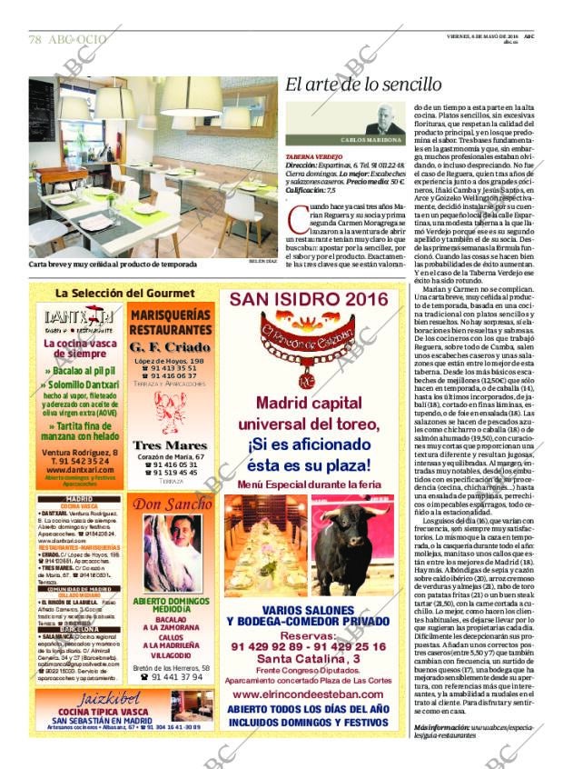 ABC MADRID 06-05-2016 página 78