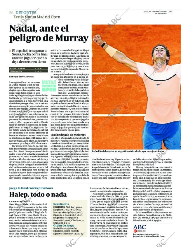 ABC MADRID 07-05-2016 página 56