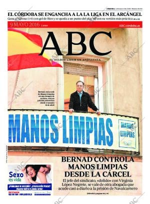 ABC CORDOBA 09-05-2016 página 1