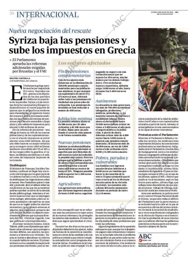 ABC MADRID 09-05-2016 página 30