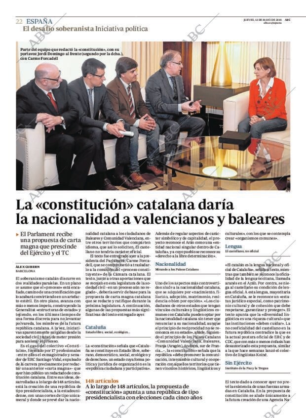 ABC MADRID 12-05-2016 página 22