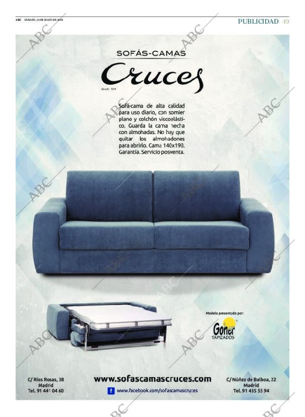 Sofas Camas Cruces Rios Rosas Baci Living Room