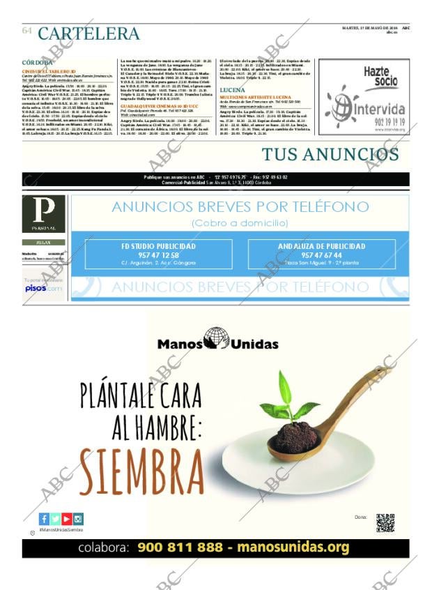 ABC CORDOBA 17-05-2016 página 64