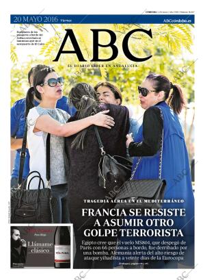 ABC CORDOBA 20-05-2016 página 1